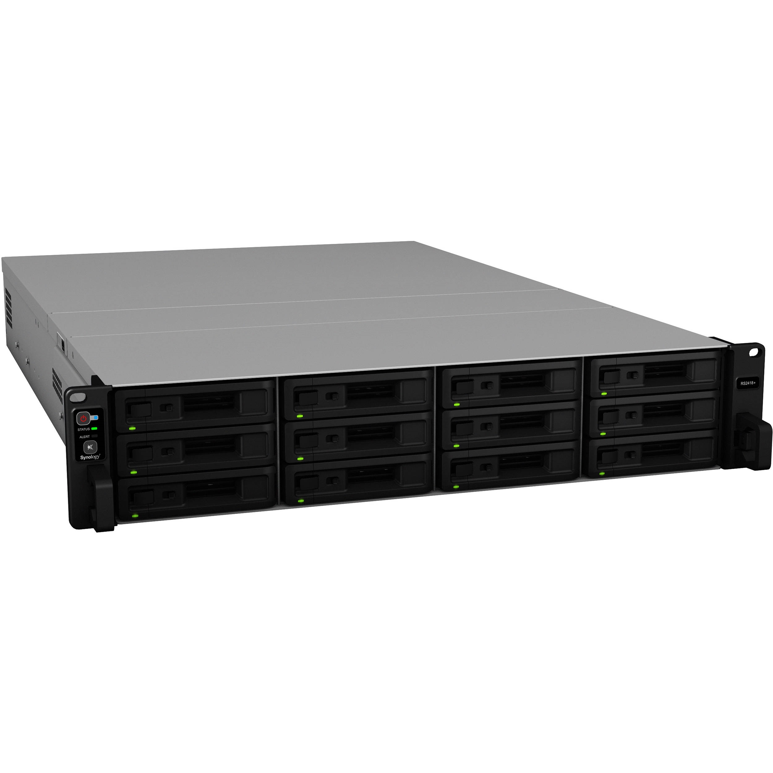 Synology RackStation RS2418+ 96TB 12-Bay NAS Enclosure (Enterprise Gold)