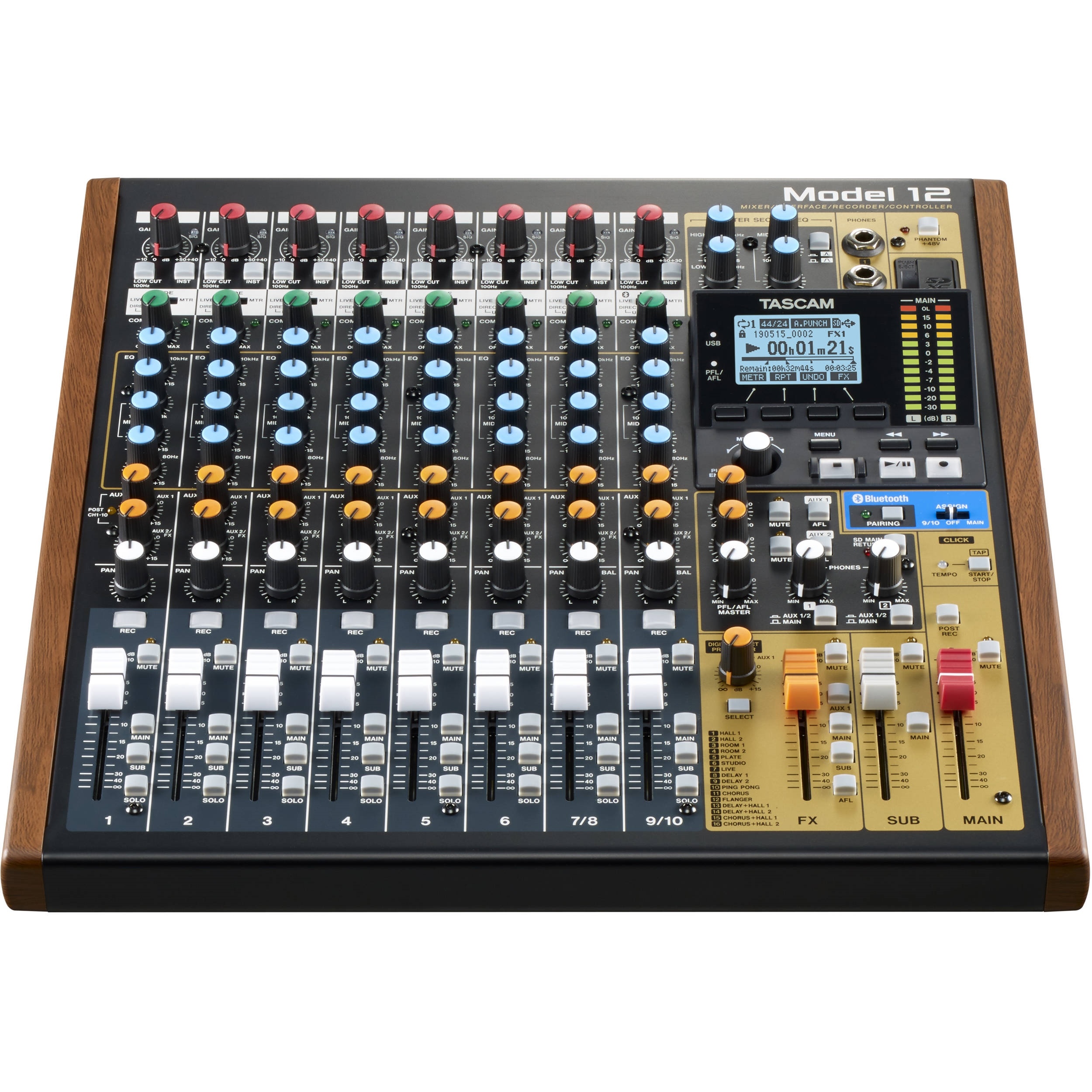 Tascam Model 12 Digital Mixer | Rubber Monkey | NZ