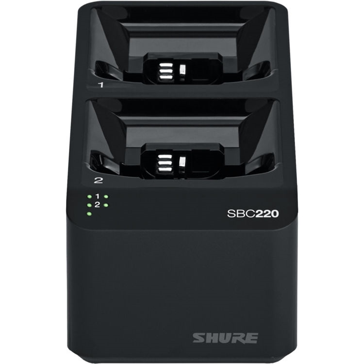 Shure SBC220 Networked 2-Bay Battery Charger