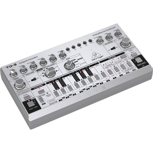 Behringer TD-3 Analog Bass Line Synthesizer (Silver)