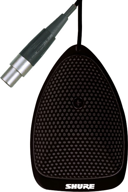 Shure MX391/S Microflex Supercardioid Surface Mount Microphone (Black)