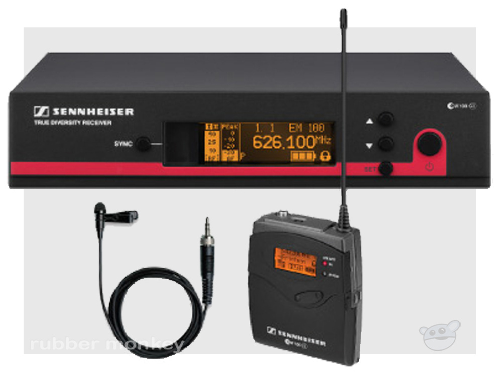 Sennheiser EW112 G3-D - Omni Lapel Microphone Presenter System