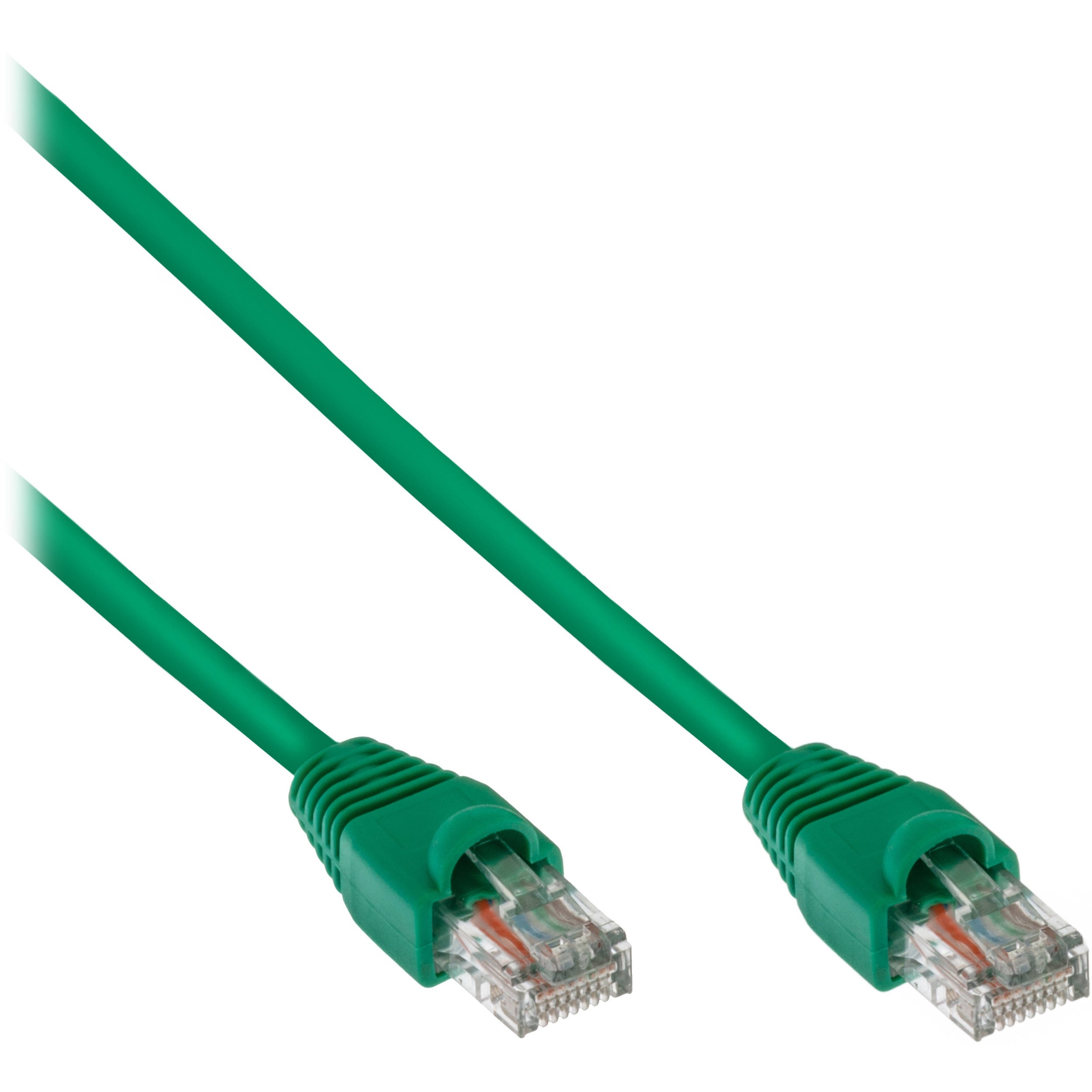 Pearstone Cat 5e Snagless Patch Cable (100', Green)