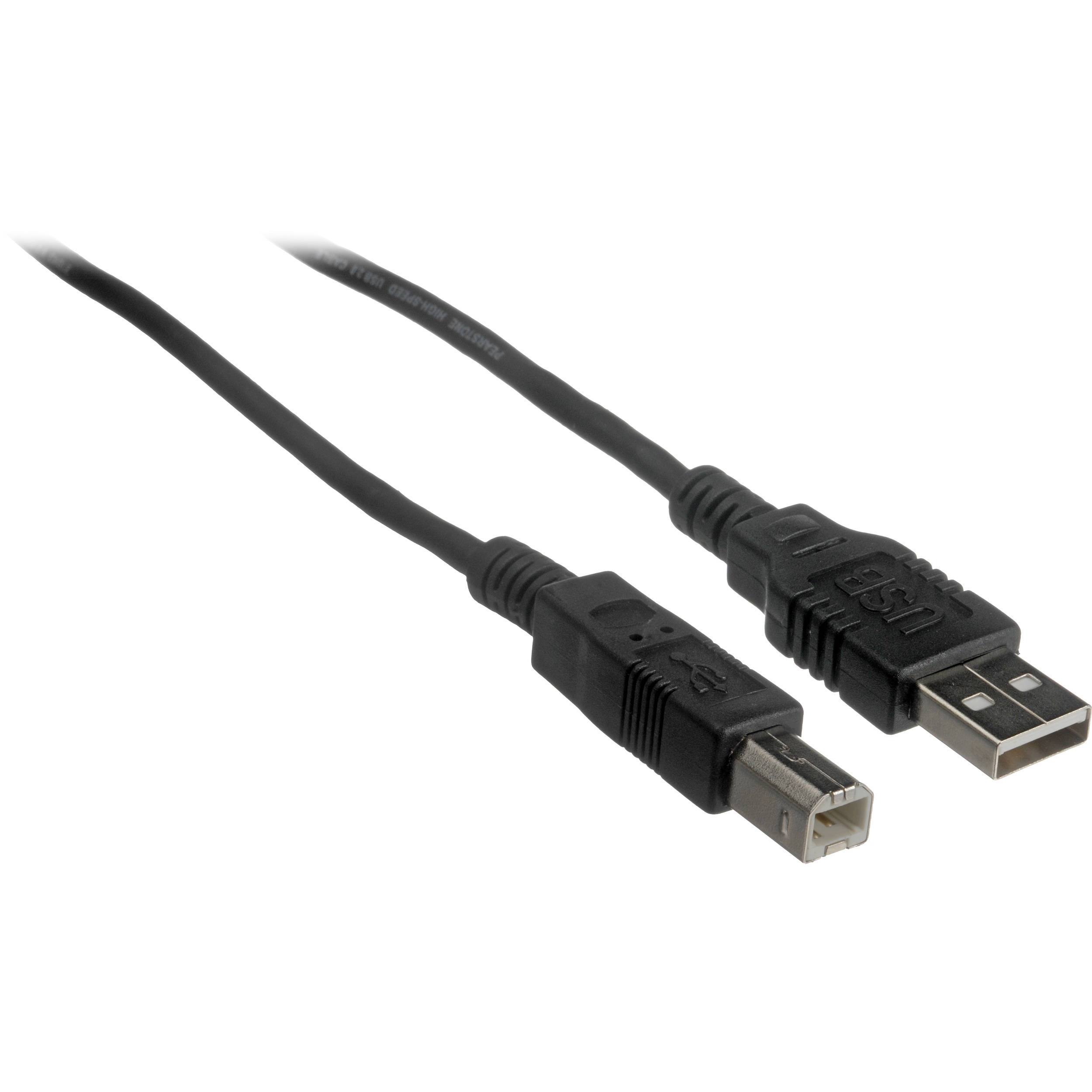 Pearstone USB 2.0 Type A Male to Type B Male Cable - 15' (4.6 m)