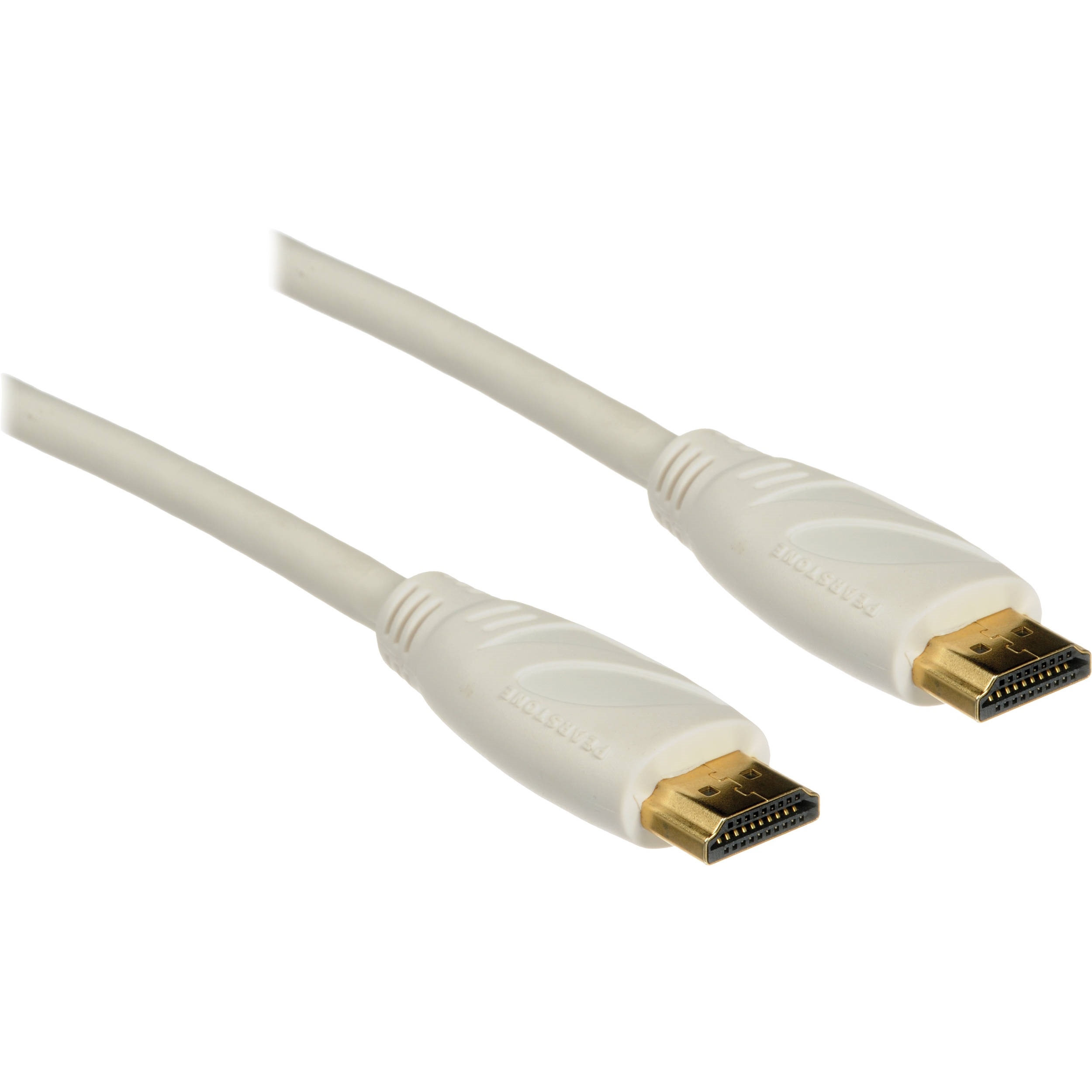 Pearstone HDA-115W High-Speed HDMI Cable with Ethernet (White, 15')