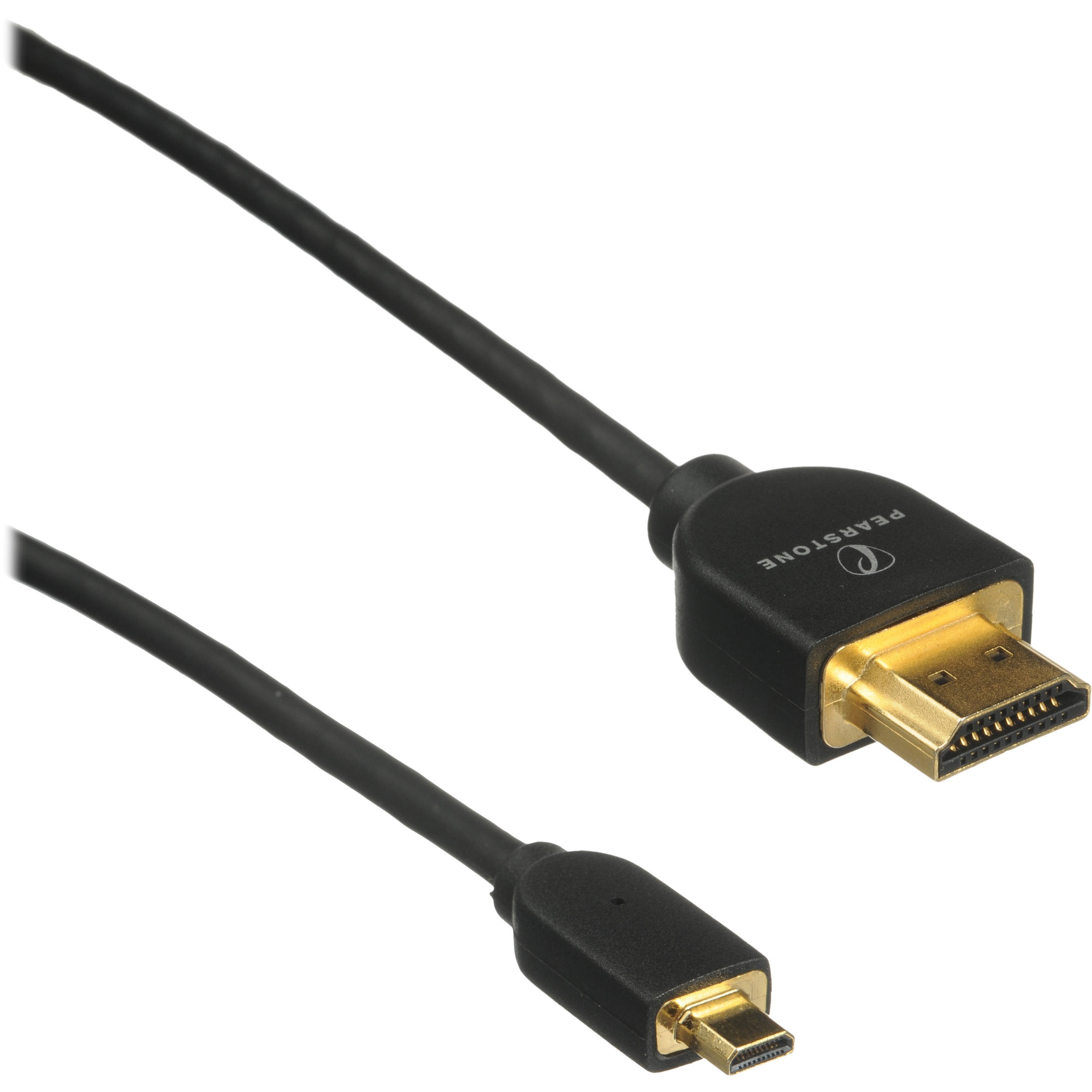 Pearstone HDD-103 High-Speed HDMI to Micro-HDMI Cable with Ethernet (3')