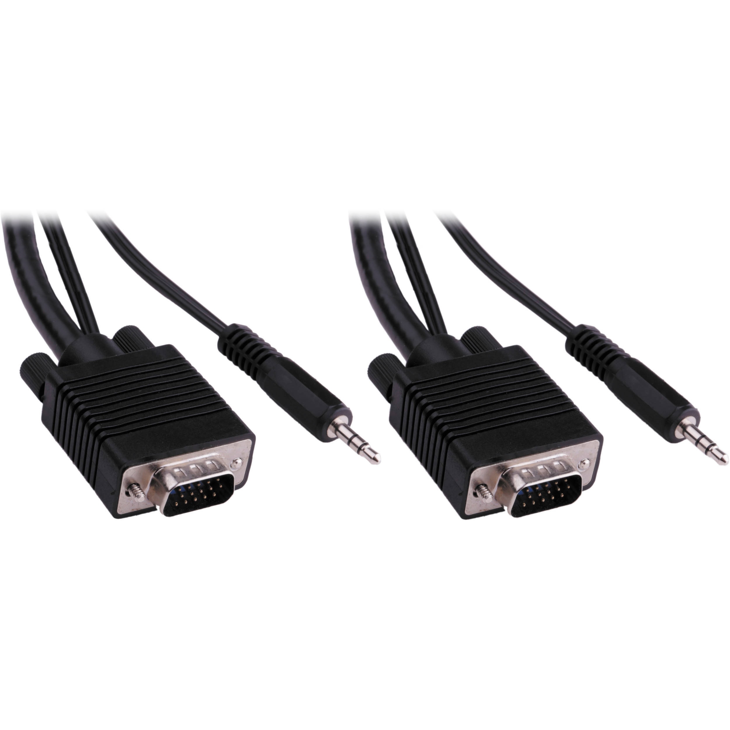Pearstone 35' Standard VGA Male to Male Cable with 3.5mm Stereo Audio