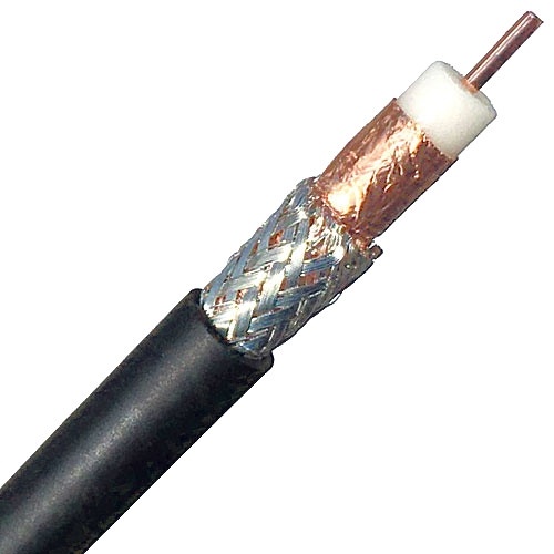 Canare 12G-SDI / 4K UHD Video Coaxial Cable (984', Black)