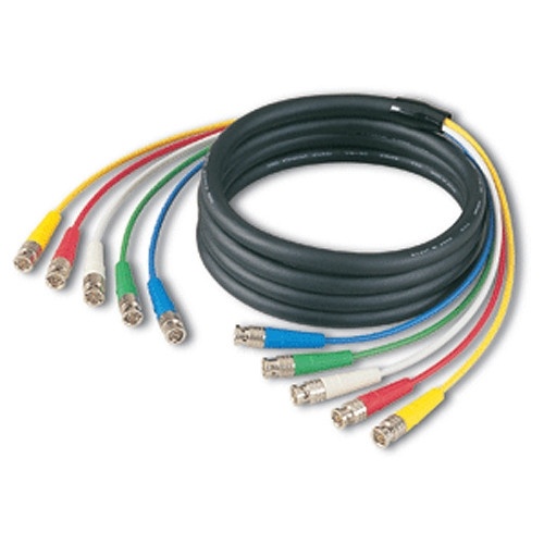 Canare 5VS03A-5C 5-Channel BNC to BNC Video Fantail Cable (9.8')