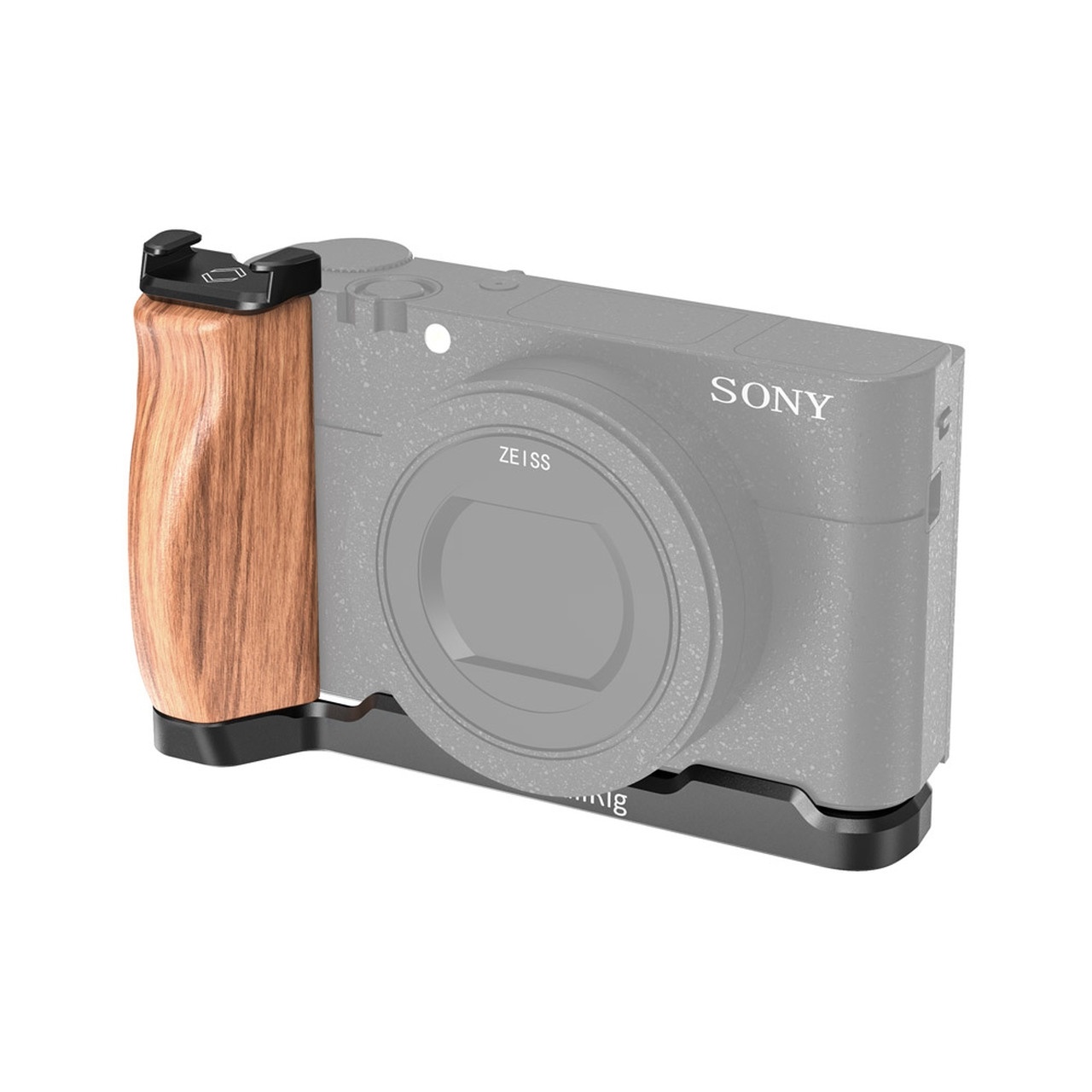 SmallRig L-Shaped Wooden Grip with Cold Shoe for Sony RX100 III/IV/V(VA)/VI/VII