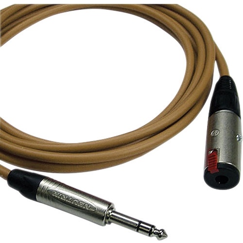 Canare Starquad TRSM-TRSF Extension Cable (Orange, 50')