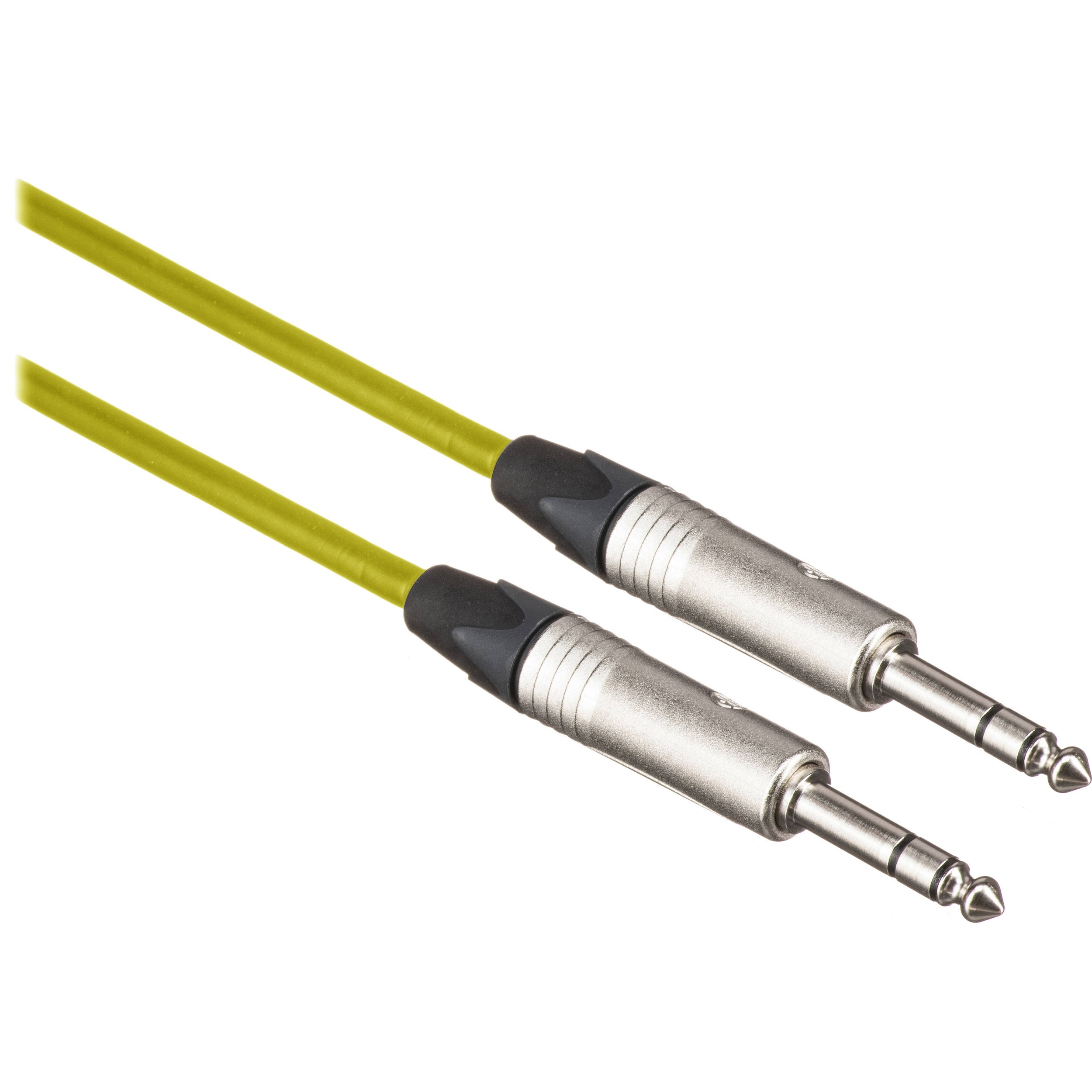 Canare Starquad TRSM-TRSM Cable (Yellow, 1')