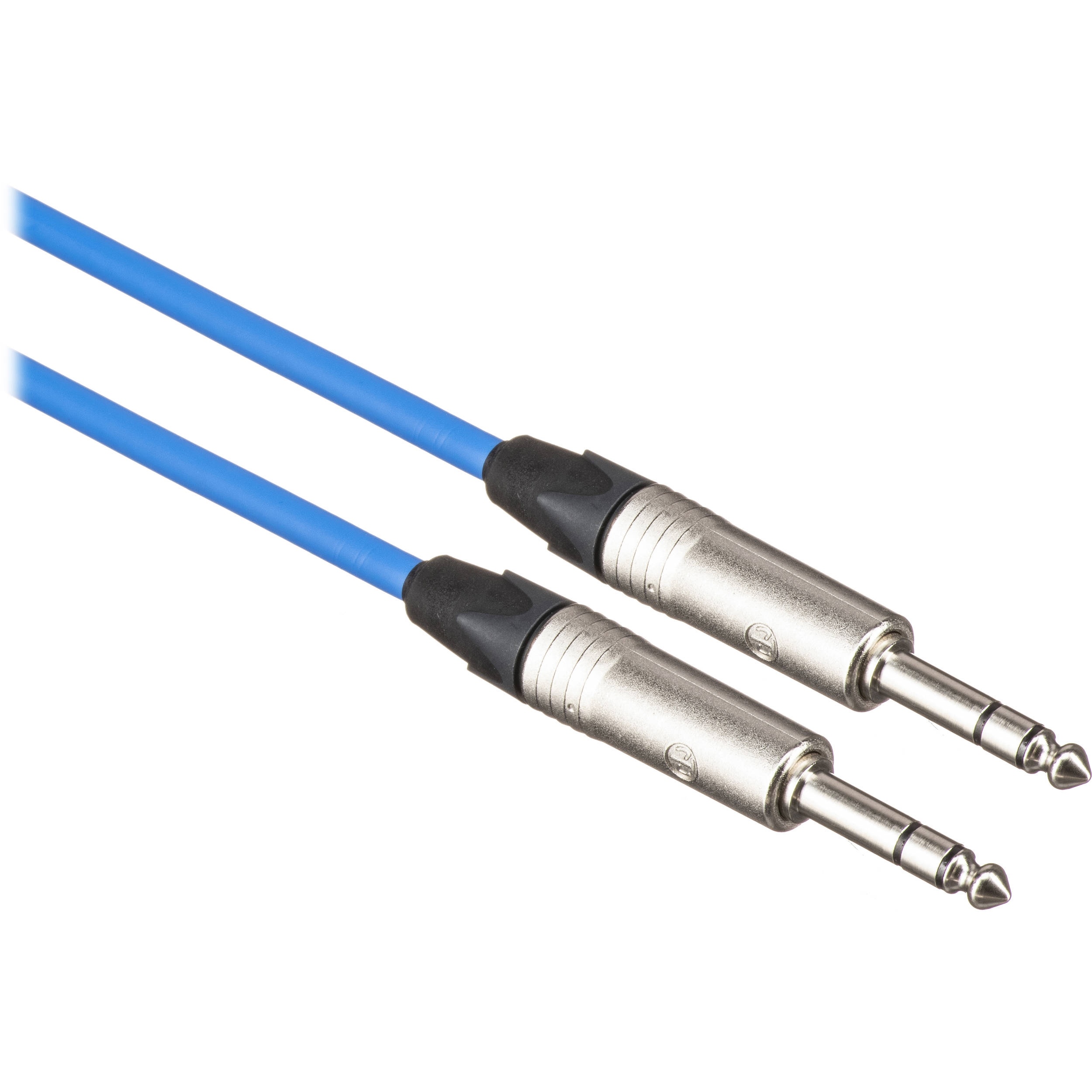 Canare Starquad TRSM-TRSM Cable (Blue, 1')