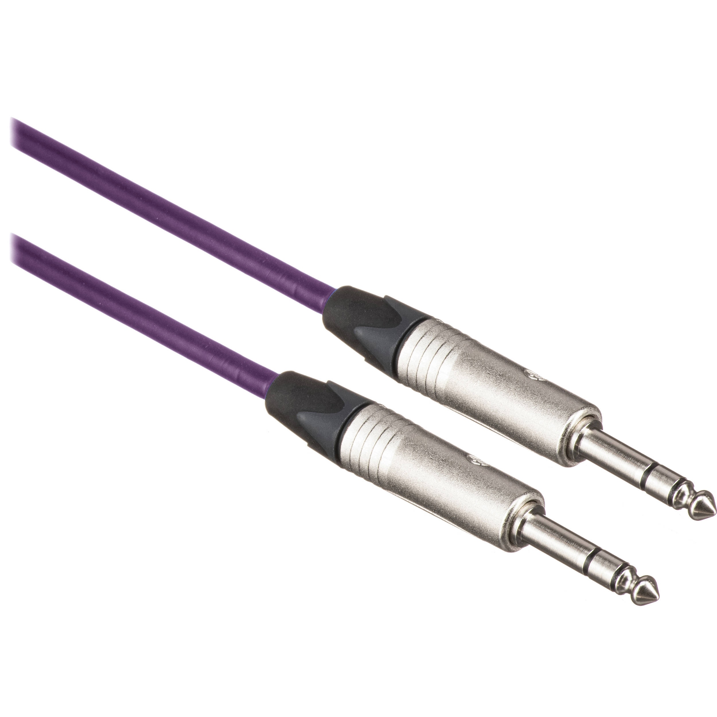 Canare Starquad TRSM-TRSM Cable (Purple, 2')