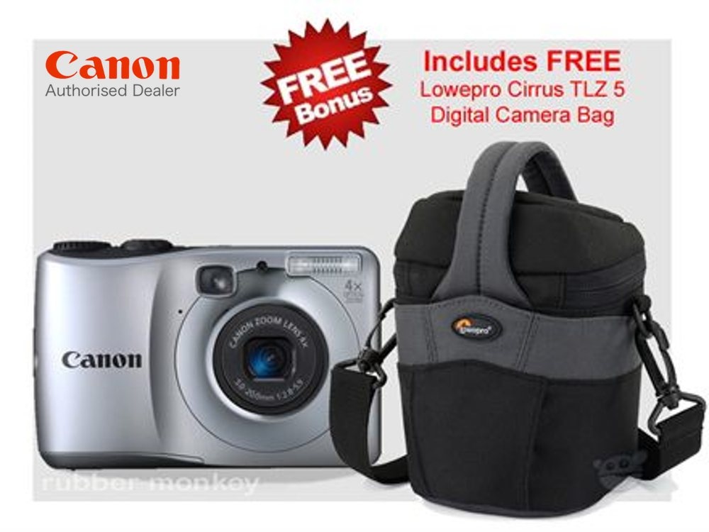 Canon Digital Powershot Camera Silver - A1200