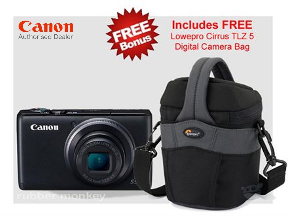 Canon Digital Powershot Camera Black - S95
