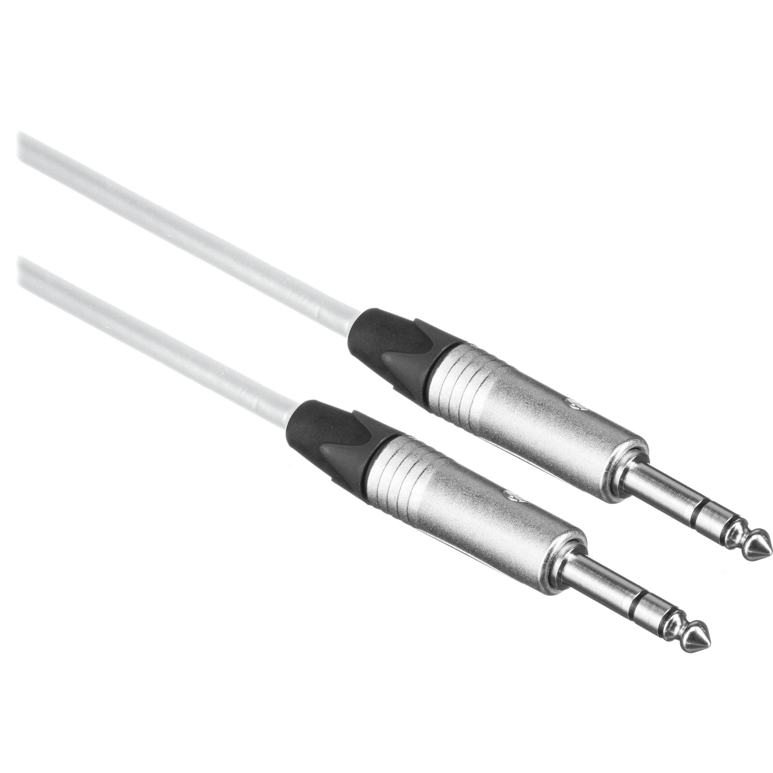 Canare Starquad TRSM-TRSM Cable (White, 35')