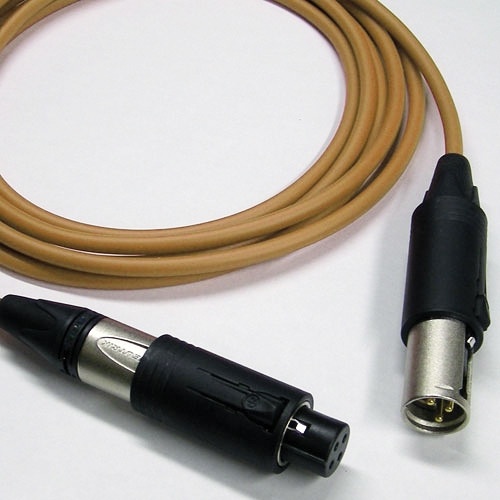 Canare Starquad XLRM Cable with Neutrik Unisex XLRM/XLRF (Brown, 10')