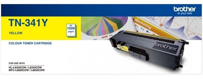 Brother TN-341Y Yellow Toner