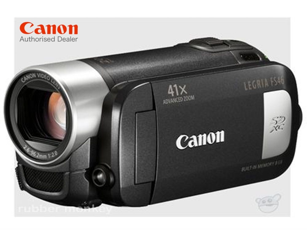 Canon Legria FS46 with Additional BP808 Battery