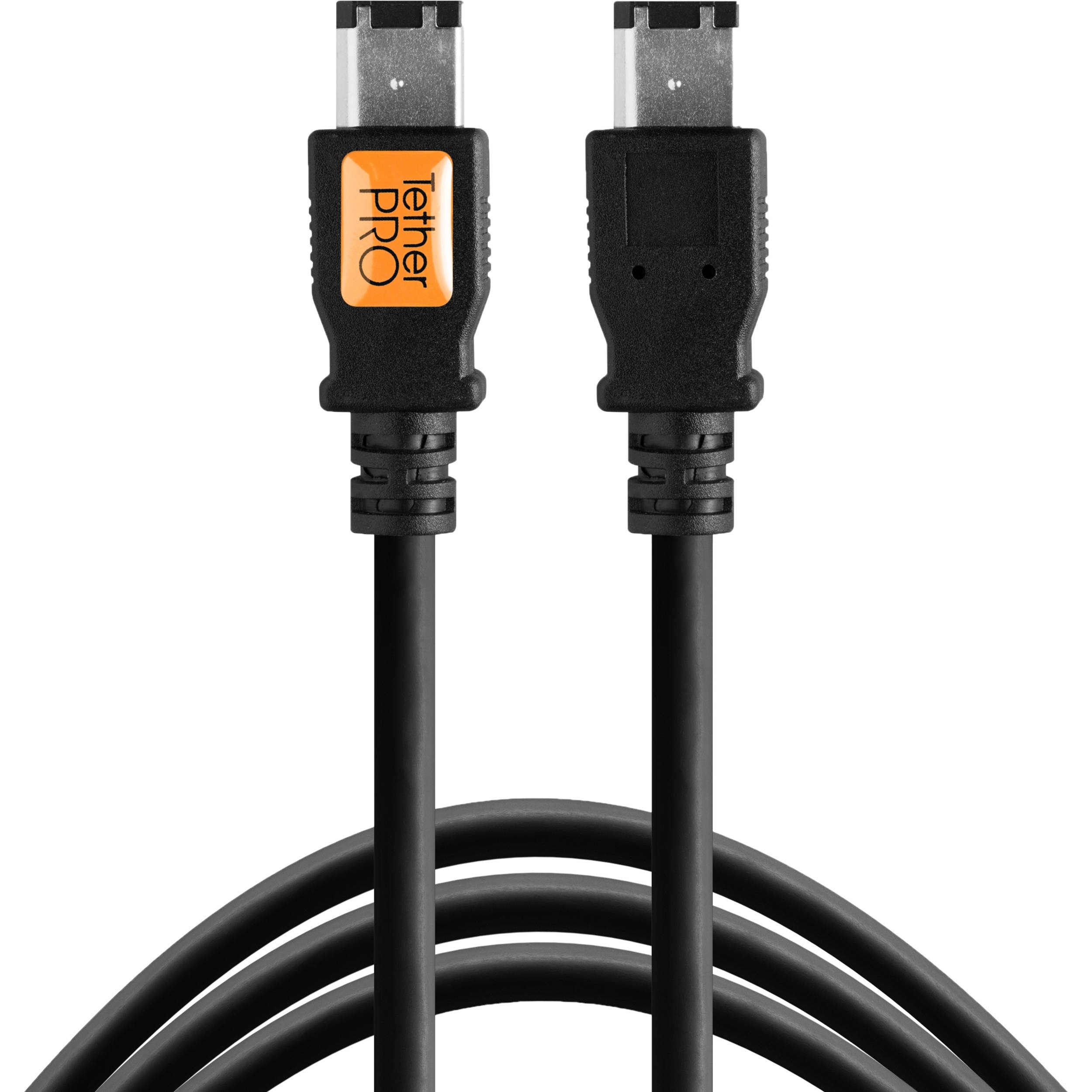Tether Tools TetherPro FireWire 400 6-Pin to 6-Pin Cable (Black, 15' )