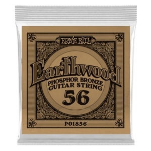 Ernie Ball .056 Earthwood Phosphor Bronze Acoustic Guitar String