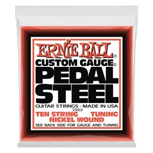 Ernie Ball Pedal Steel 10-string E9 Tuning Nickel Wound Electric Guitar Strings - 13-38 Gauge