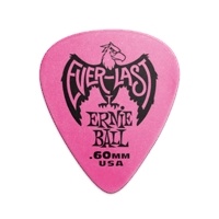 Ernie Ball .60mm Pink Everlast Picks (12 Pack)