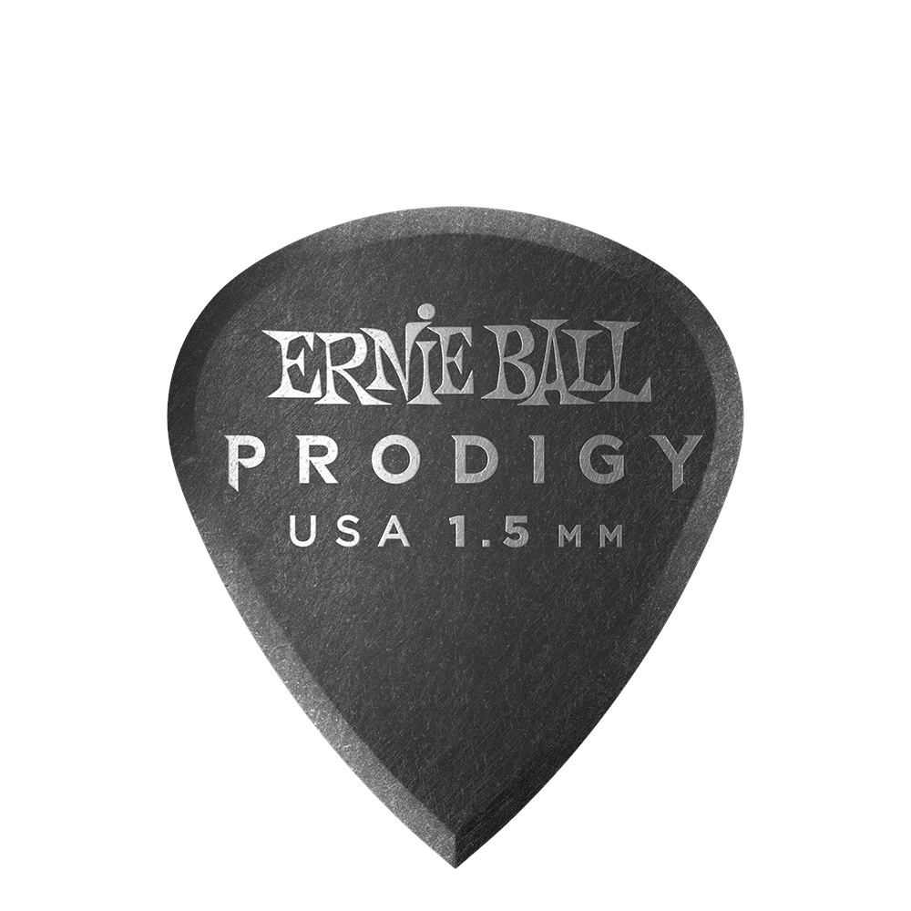 Ernie Ball 1.5mm Black Mini Prodigy Picks (6 Pack)
