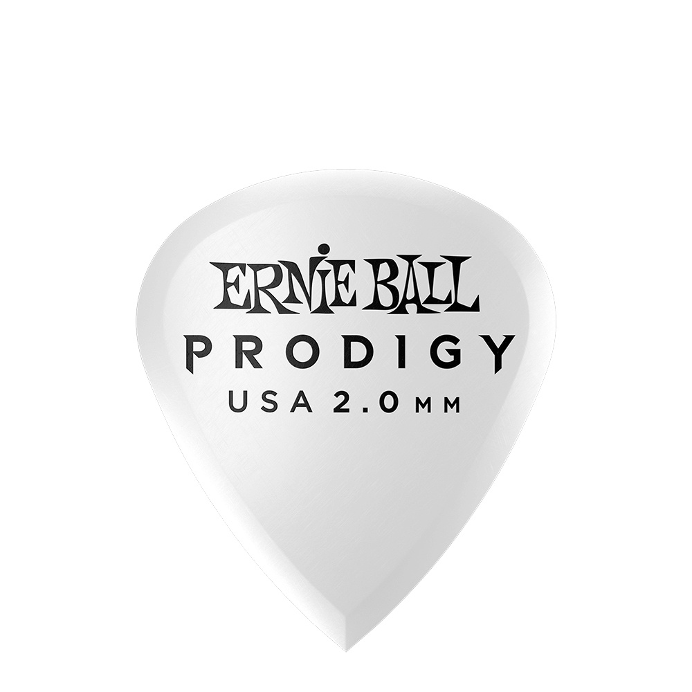 Ernie Ball 2.0mm White Mini Prodigy Picks (6 Pack)