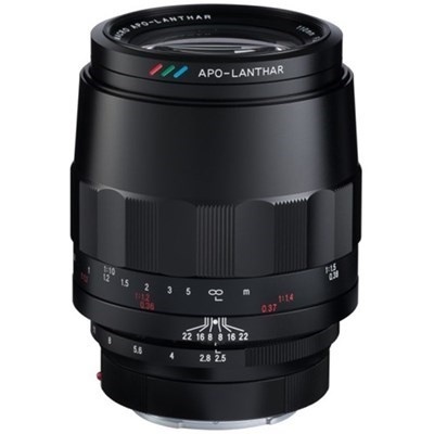 Voigtlander 110mm f/2.5 Macro APO-Lanthar Lens: Sony FE