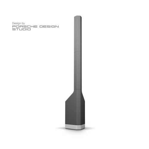 LD Systems P900G Powered Column PA System by Porsche Design Studio in Platinum Grey