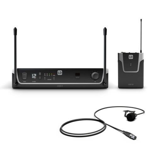 LD Systems Wireless Microphone System with Bodypack and Lavalier Microphone