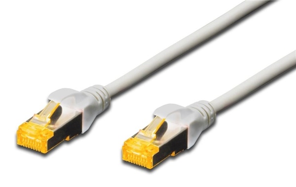 Digitus S-FTP CAT6A Grey Patch Lead 0.25m