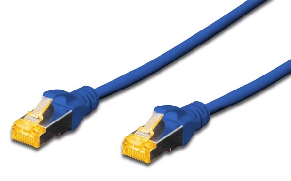 Digitus S-FTP CAT6A Blue Patch Lead 1.0m