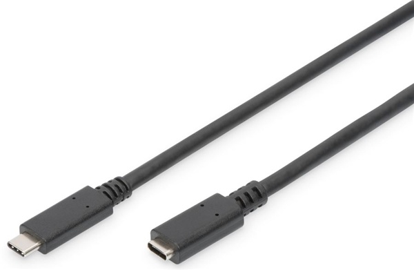 Digitus USB Type-C (M) to USB Type-C (F) 2m Power Extension Cable