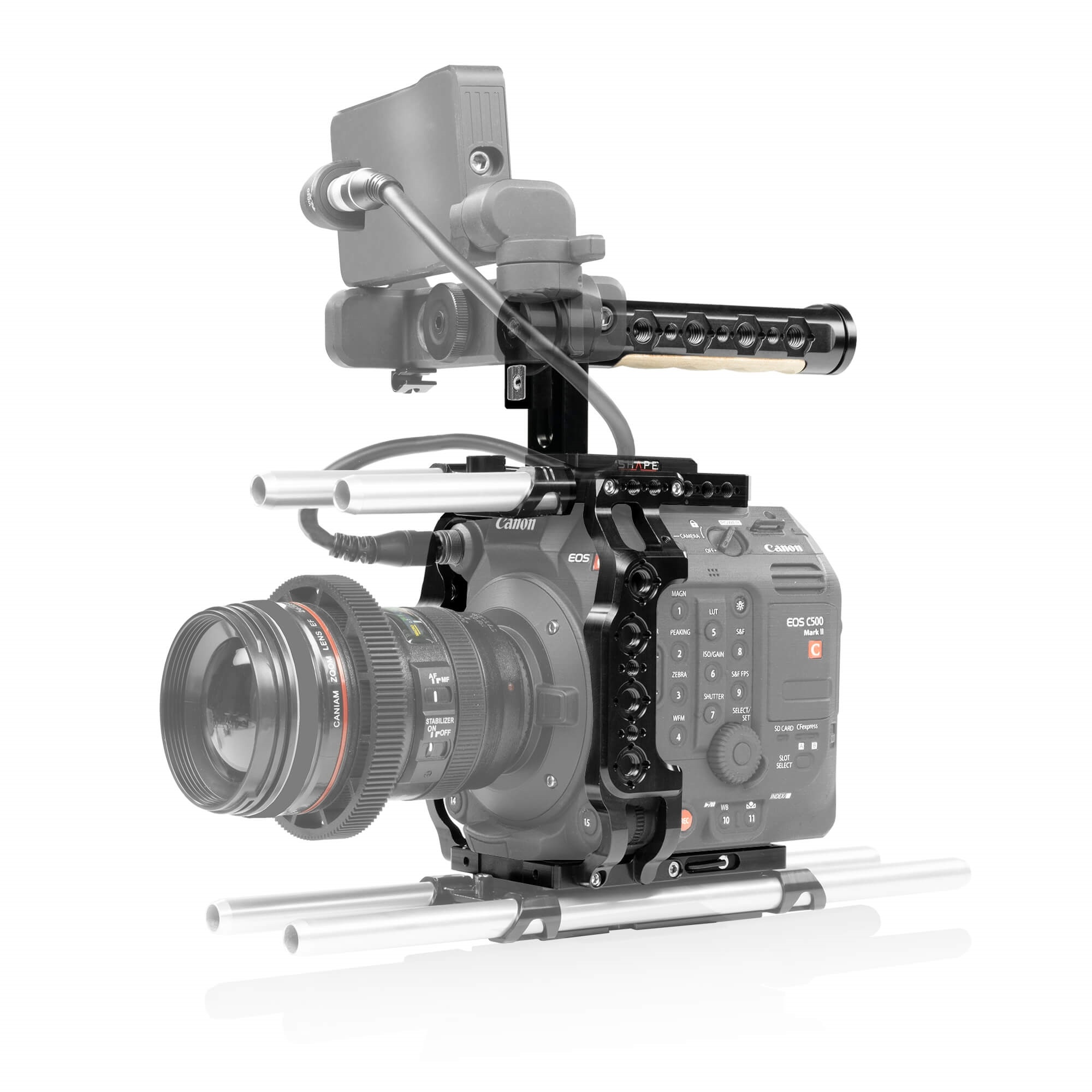 SHAPE Canon C500 Mark II Cage and Top Handle