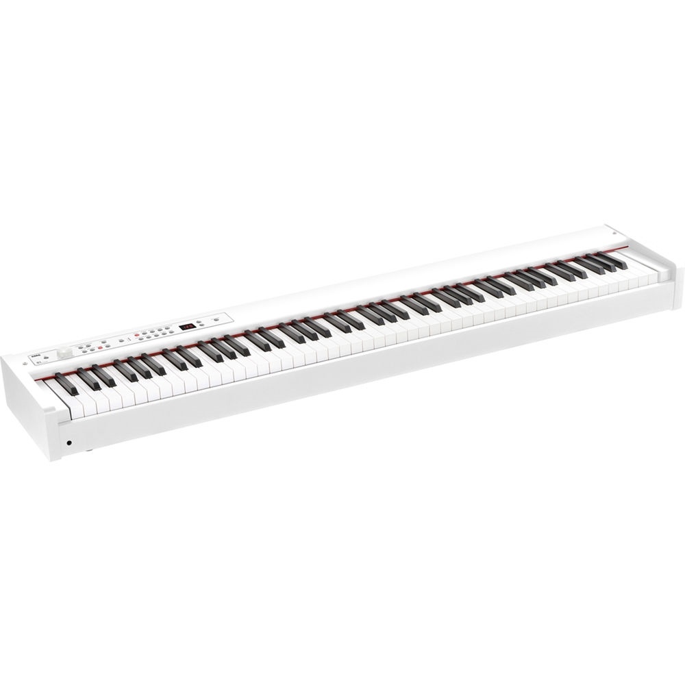 Korg D1 88-Key Digital Stage Piano with Pedal (White)