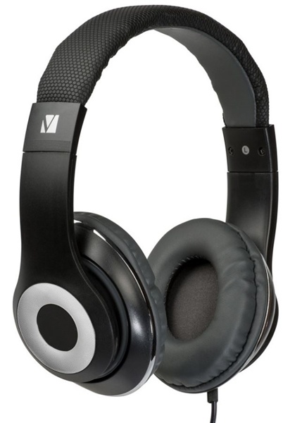 Verbatim Classic Stereo Headphones with Microphone Black