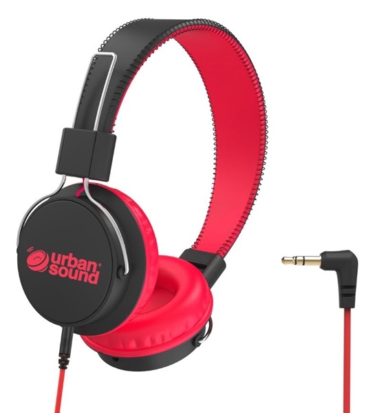 Verbatim Urban Sound Volume - Limiting Kids Headphones Black/Red