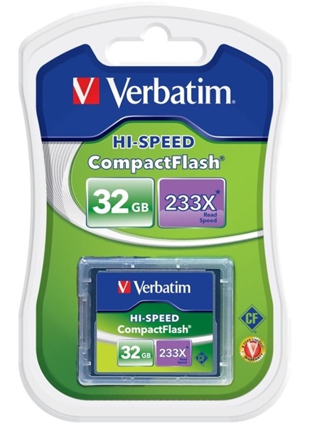 Verbatim Compact Flash High Speed Card 32GB