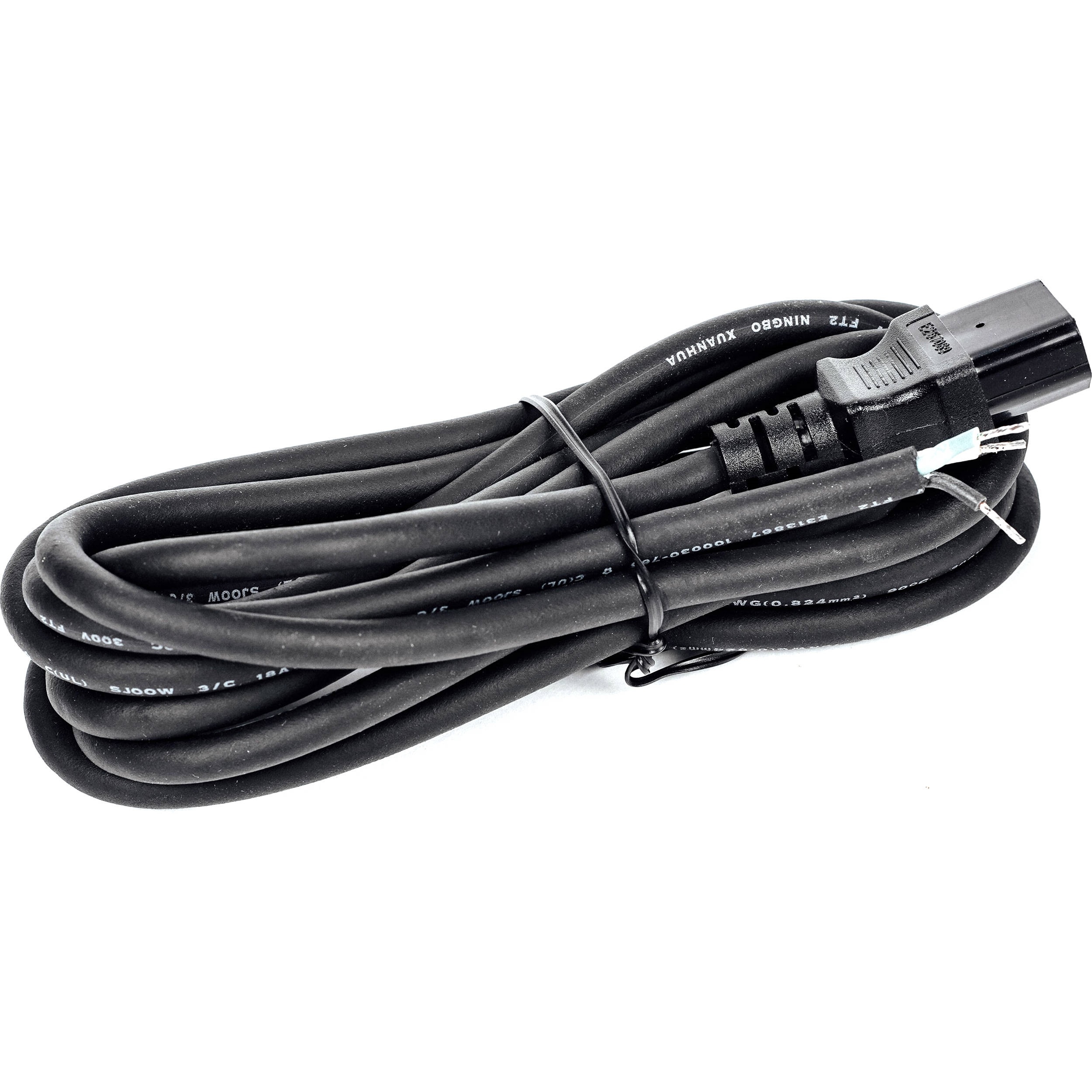 Litepanels IEC AC Power Cable Assembly (3m, EU Safety-Rated Bare Ends)