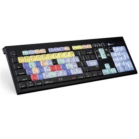 LogicKeyboard Steinberg Cubase & Nuendo Mac ASTRA Backlit Wired Keyboard, US English, Matte Black