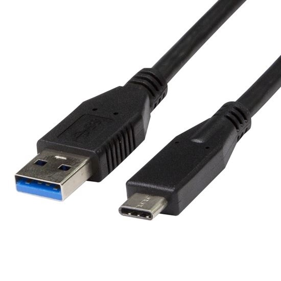 DYNAMIX 0.2M USB3.1 Type-C Male to Type-A Male Cable Black Colour