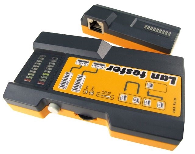DYNAMIX RJ11/RJ45 Link Tester for UTP, STP, and Modular Cables
