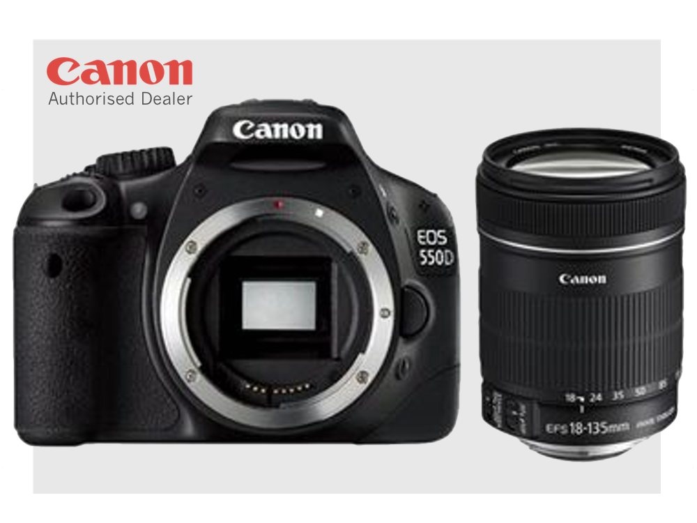 Canon EOS 550D Digital SLR and 18-135mm IS Lens Kit