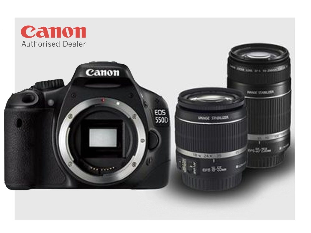 Canon EOS 550D Digital SLR Twin Kit