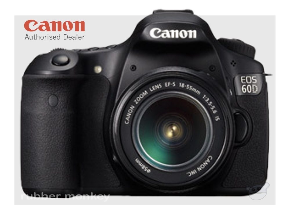 Canon EOS 60D Digital SLR Camera and EFS 18-55mm IS Lens Kit