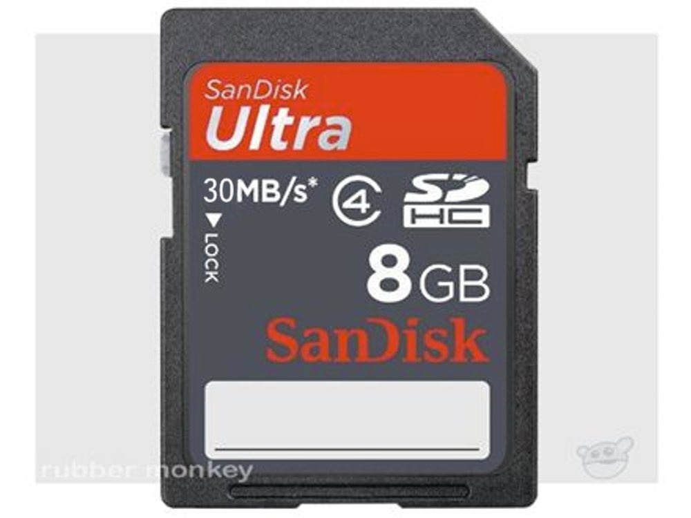 Sandisk 8GB Ultra SDHC - Class 4