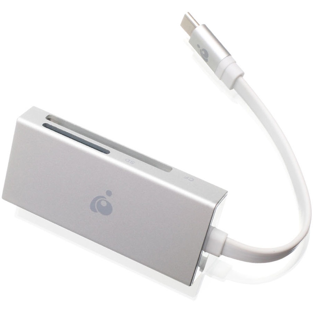 IOGEAR 3-in-1 USB Type-C Quantum Memory Card Reader